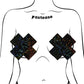 Cache-tétons Pastease Disco Plus X - Noir Taille Unique