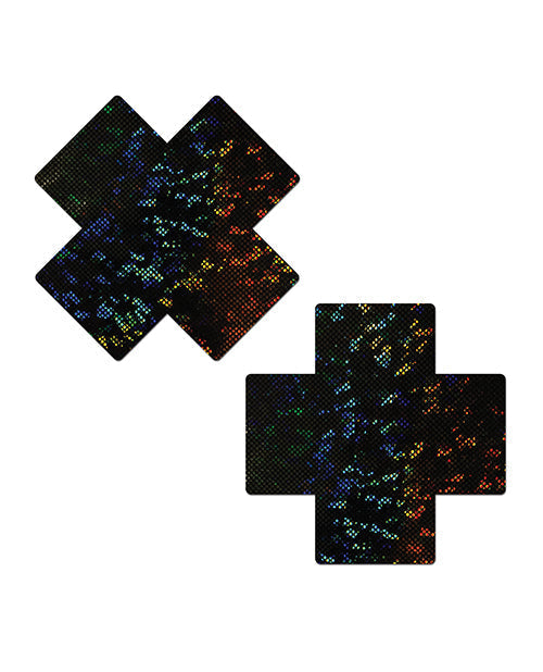 Cache-tétons Pastease Disco Plus X - Noir Taille Unique