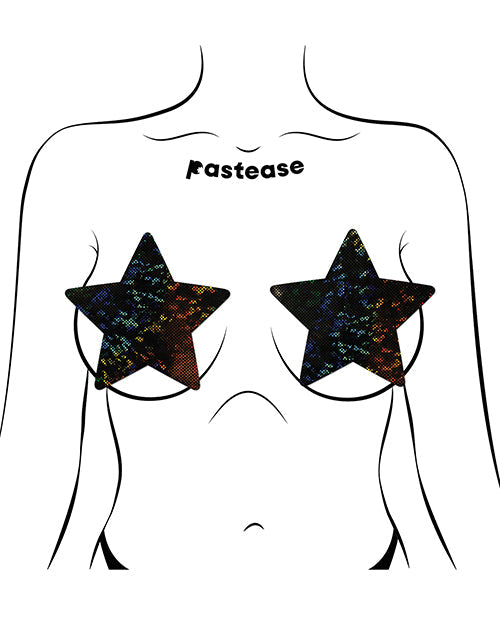 Cache-tétons Disco Star - Noir Taille Unique
