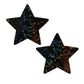 Cache-tétons Disco Star - Noir Taille Unique