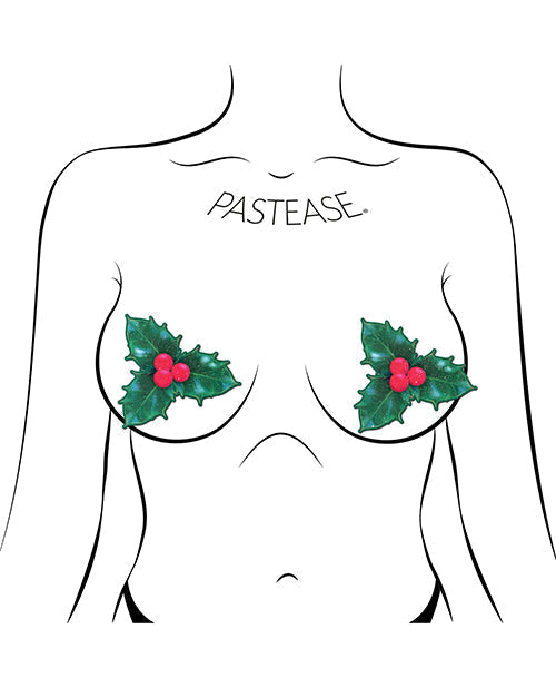 Cache-tétons de Noël Pastease Premium – Vert taille unique
