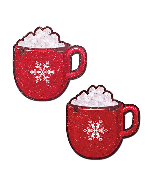 Pastease Cacao chaud de luxe pour les fêtes – Rouge/Blanc Taille unique