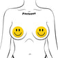 Cache-tétons Smiley premium – Jaune T/U