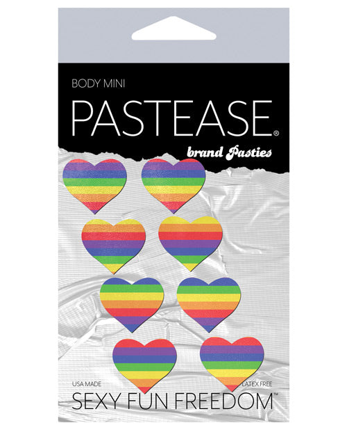 Pastease Premium Mini Corazón Arcoíris - Paquete de 8 T/U
