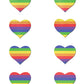 Pastease Premium Mini Cœur Arc-en-ciel - Paquet de 8 Taille Unique