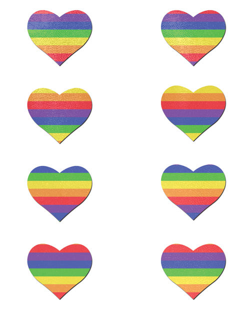 Pastease Premium Mini Cœur Arc-en-ciel - Paquet de 8 Taille Unique