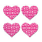 Pasties Petites Cœurs XO - Rose T/U