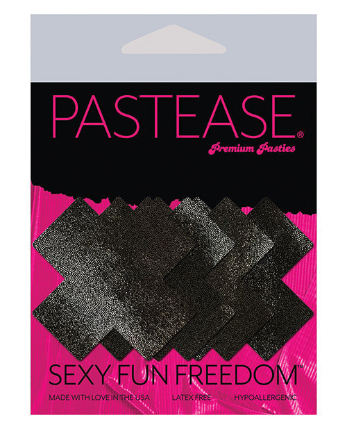 Pastease Petites Premium Liquid Cross - Negro Talla Única Paquete de 2 Pares