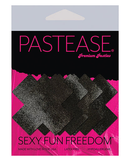 Pastease Petites Premium Liquid Cross - Negro Talla Única Paquete de 2 Pares