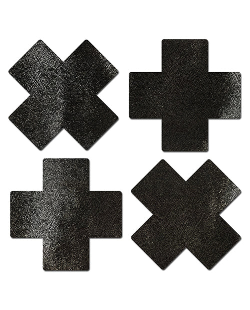 Pastease Petites Premium Liquid Cross - Negro Talla Única Paquete de 2 Pares