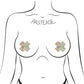 Pastease Premium Petites Holographic Plus X - Argent Taille Unique, Lot de 2 paires