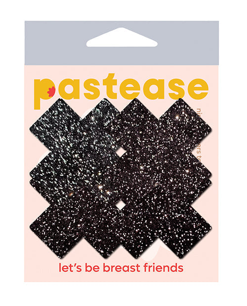 Pastease Premium Petites Sparkle Plus X - Negro Talla Única Paquete de 2 Pares