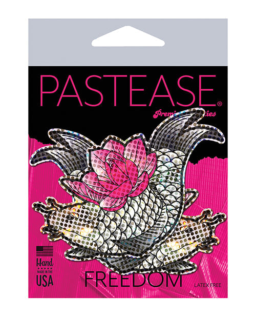 Pastease Premium Diamond Thom Disco Koi & Fleur de Lotus - Argent Taille Unique