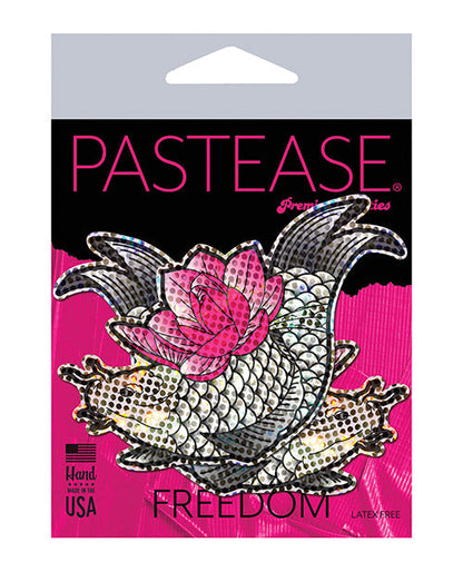 Pastease Premium Diamond Thom Disco Koi & Fleur de Lotus - Argent Taille Unique