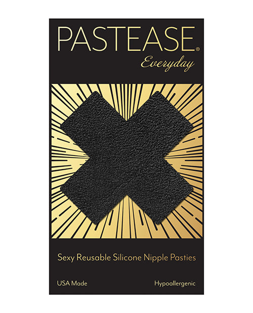 Pastease Cache-tétons Liquide Réutilisable - Croix Noire Taille Unique