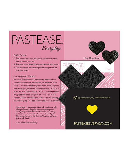 Pastease Cache-tétons Liquide Réutilisable - Croix Noire Taille Unique
