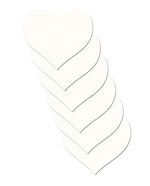 Pasties Recharge Cœur Formes Double Adhésif - Lot de 3 TG
