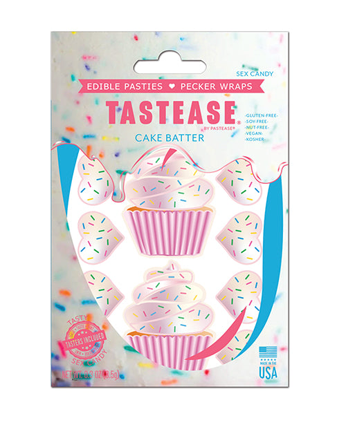 Pastease Tastease Cache-tétons comestibles et enrouleurs de verge - Cupcake T/U