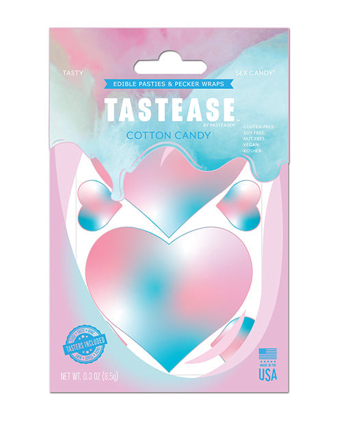 Cache-tétons et cache-verges comestibles Pastease Tastease - Barbe à papa T/U