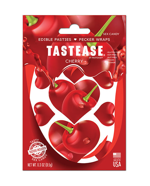 Cache-tétons et étuis à pénis comestibles Pastease Tastease – Cerise T/U