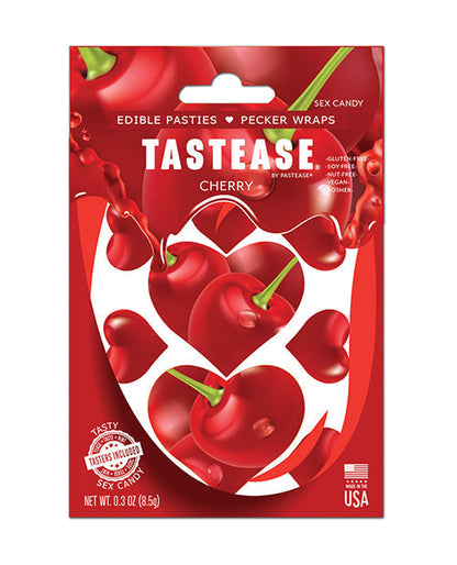 Cache-tétons et étuis à pénis comestibles Pastease Tastease – Cerise T/U