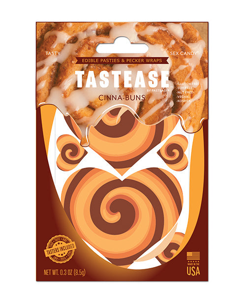 Pâtés comestibles Pastease Tastease et étuis péniens – Cinna-Buns T/U