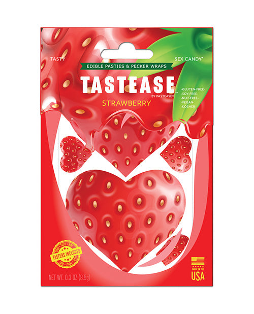 Cache-tétons et étuis pour pénis comestibles Pastease Tastease – Fraise T/U