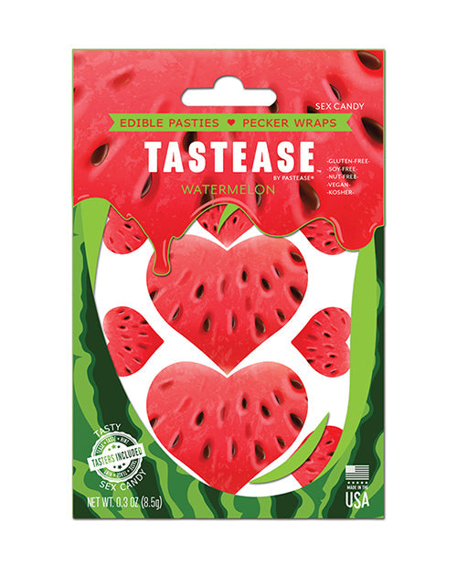 Pasties et cache-seins comestibles Pasties Tastease et étuis à pénis - Pastèque T/U