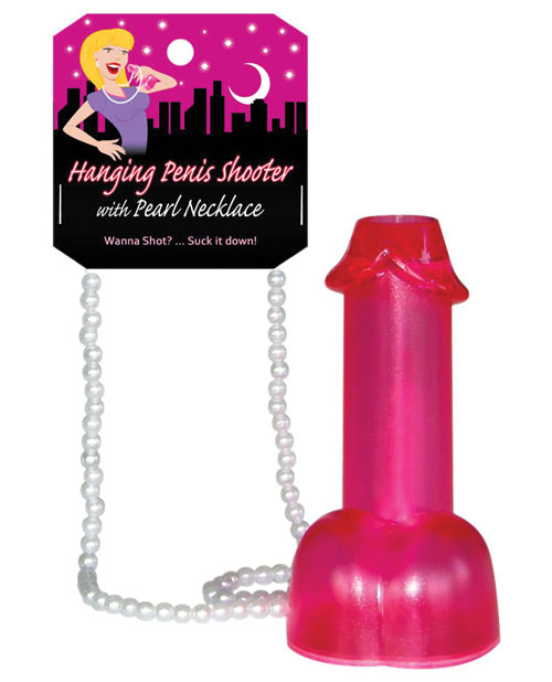 Pene Colgante con Collar de Perlas