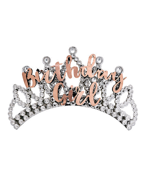 Tiara de cumpleaños para niña - Oro rosa