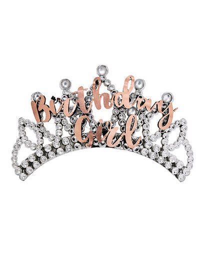 Tiara de cumpleaños para niña - Oro rosa