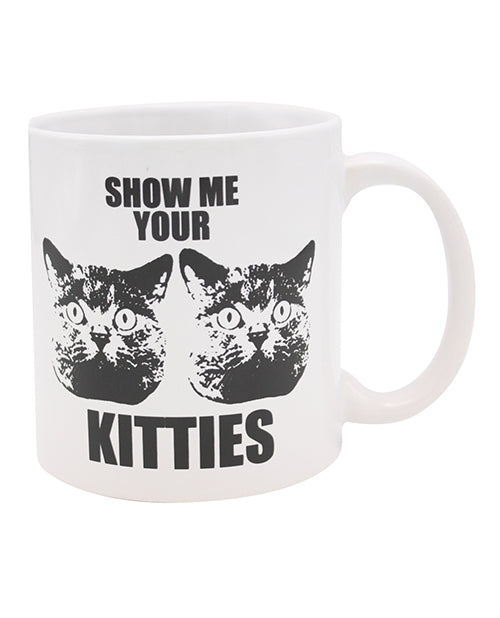 Mug humoristique "Show Me Your Kitties" - 650 ml