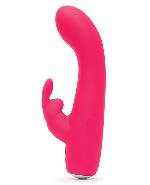 Vibrador Happy Rabbit | Minivibrador recargable para punto G | Vibrador de clítoris rosa | Mejor vibrador para mujeres