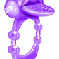Anillo Vibrador de Placer Extremo Nubby Tongue - Morado