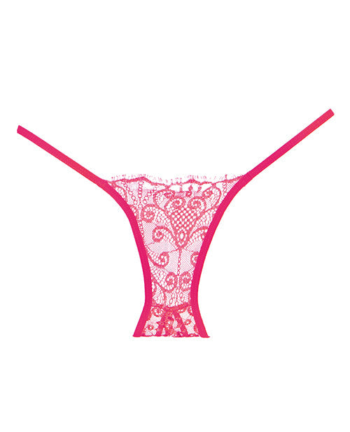 Culotte Adore Lace Enchanted Belle rose vif T/U