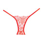Adore Dentelle Enchantée Belle Culotte Rouge Taille Unique