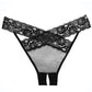 Adore Culotte Désir Transparente et Dentelle Noire Taille Unique