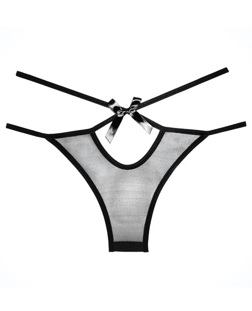 Adore Sheer Naughty Vanilla Culotte Noir Taille Unique