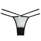 Adore Sheer Naughty Vanilla Culotte Noir Taille Unique