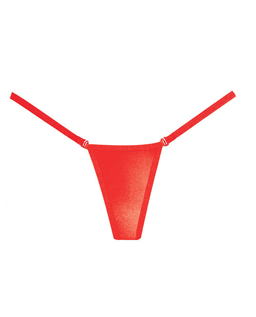 Culotte Adore Between the Cheats effet mouillé rouge T/U