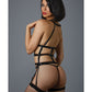 Adore Corselette & string une nuit (cache-tétons non inclus) noir T/U