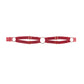 Jarretelles de jambe Come With Me rouges T/U