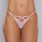 Adore String Dentelle Ne pas déranger Rose Taille Unique