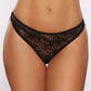 String Allure All Wrapped Up avec nœud - Noir Taille Unique