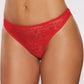 Tanga avec Nœud Allure All Wrapped Up – Rouge T/U