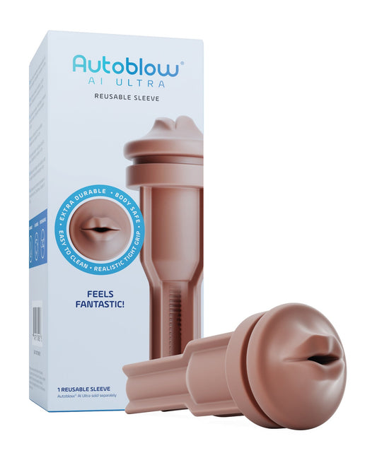 Funda bucal Autoblow AI Ultra Marrón