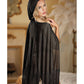 Allure Lace & Mesh Cape w/Attached Waist Belt (G-String NOT included) Black O/S