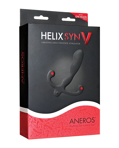 Aneros Vibrating Helix Syn V Masajeador de Próstata - Negro