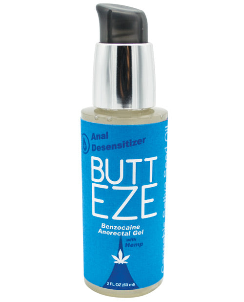 Lubricante Desensibilizante Butt Eze con Aceite de Semilla de Cáñamo - 2 oz