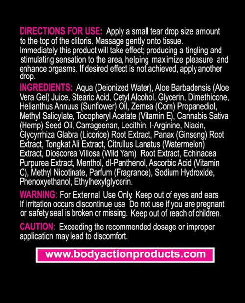 HemPleasure for Women - .5 oz Bottle